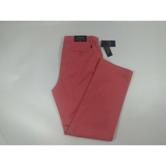 POLO RALPH LAUREN CLASSIC FIT CHINOS PANTS MENS SIZE 31X30 ZIP FLY NWT